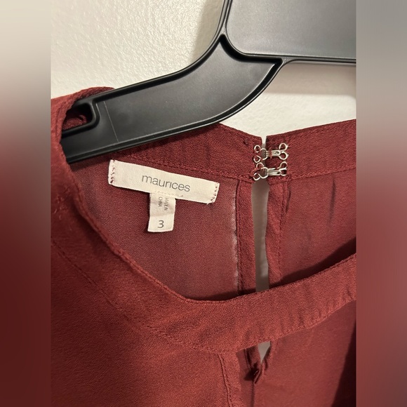 Maurice’s dressy flutter sleeve top. Size 3X - Picture 6 of 6